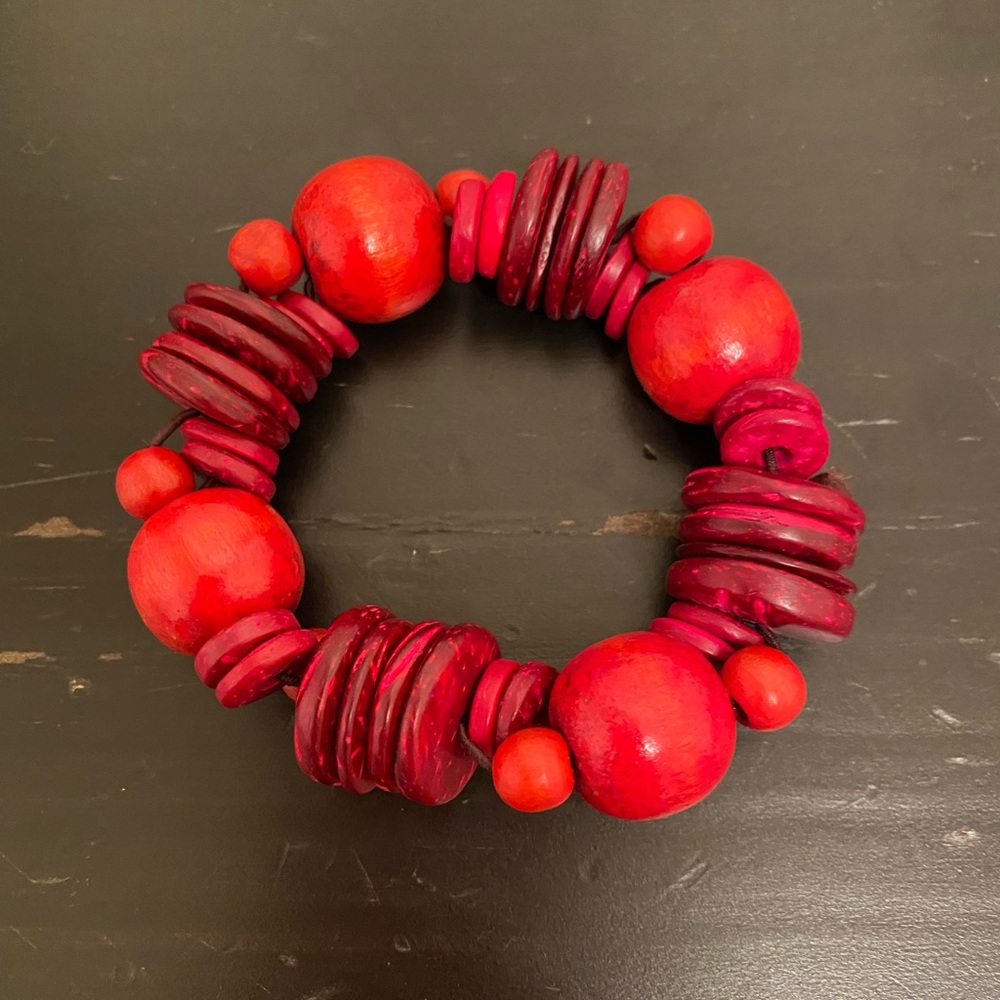 Gorgeous Designer Bracelet Red Wood